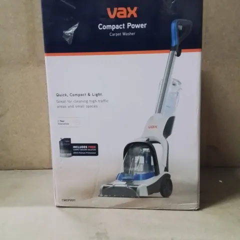 BOXED VAX COMPACT POWER CARPET WASHER 