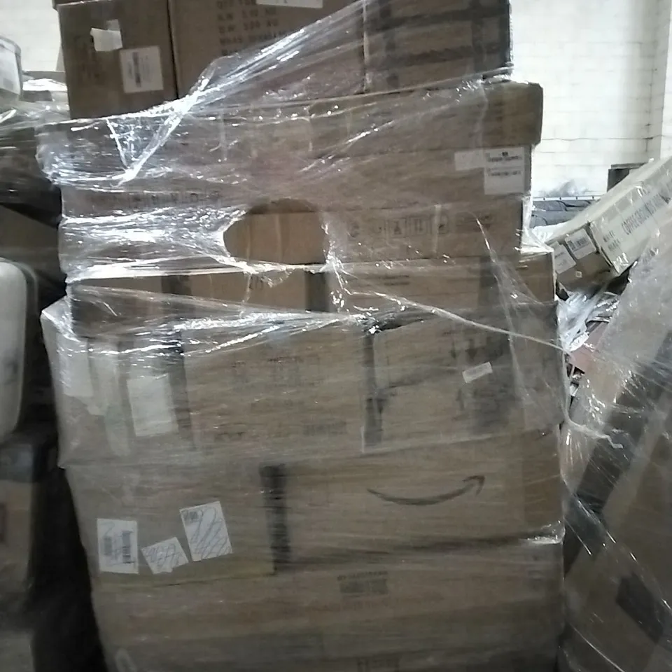 PALLET OF HOUSEHOLD ITEMS TO INCLUDE SOLDERING STATION, BAMBOO LID CONTAINERS, ASSORTED GRAIN RICE BUCKET AND OTHER ASSORTED ITEMS...