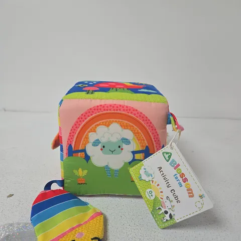 BLOSSOM FARM ACTIVITY CUBE - SOFT FABRIC BABY TOY