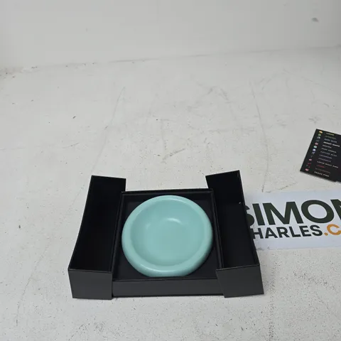 TURQUOISE CERAMIC PLATE – BOXED (AEVAN EPOCH CERAMICS SERIES)