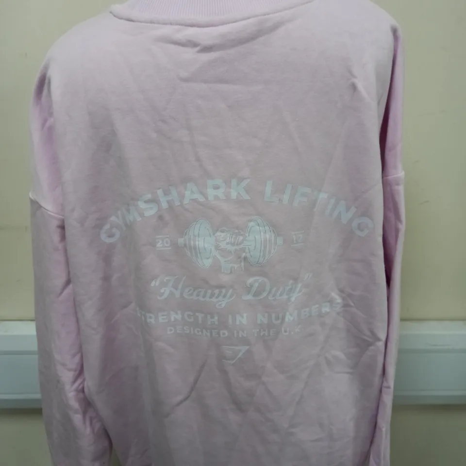 GYMSHARK HEAVY DUTY SWEATSHIRT SIZE L