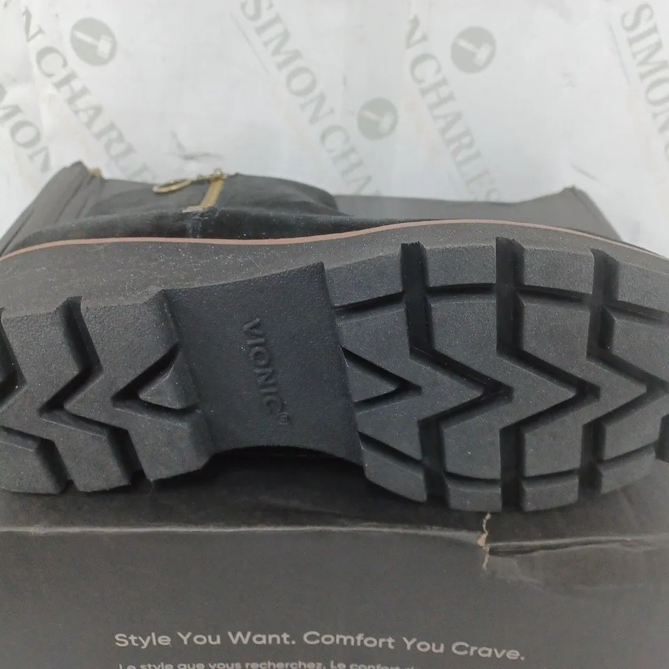VIONIC ASTER HAZAL ZIP ANKLE BOOT SIZE UNSPECIFIED