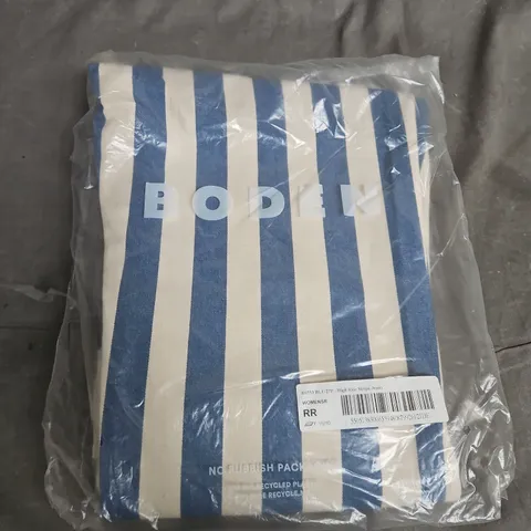 BAGGED BODEN WOMEN'S HIGH RISE STRIPE JEANS - SIZE UNSPECIFIED