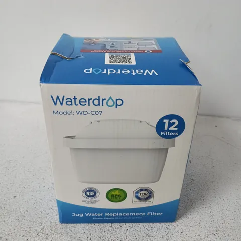 BOXED WATERDROP WD-C07 JUG WATER REPLACEMENT FILTERS (11 FILTERS)
