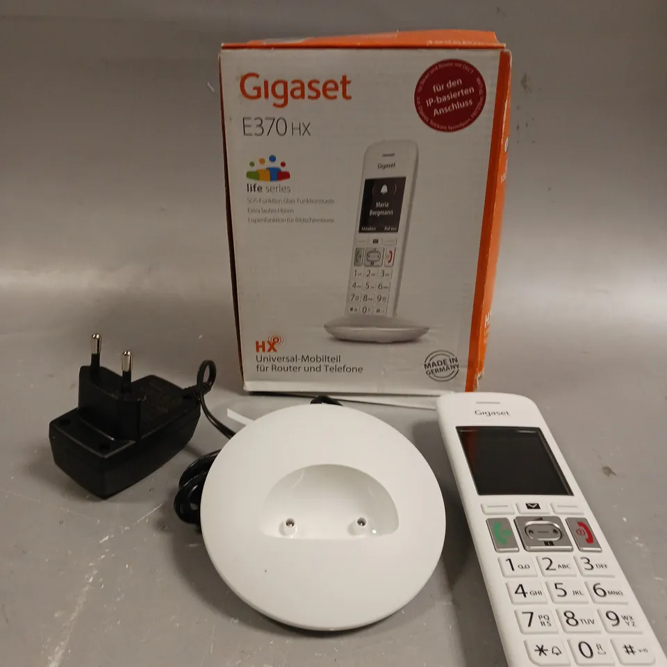 BOXED GIGASET E370HX UNIVERSAL TELEPHONE 