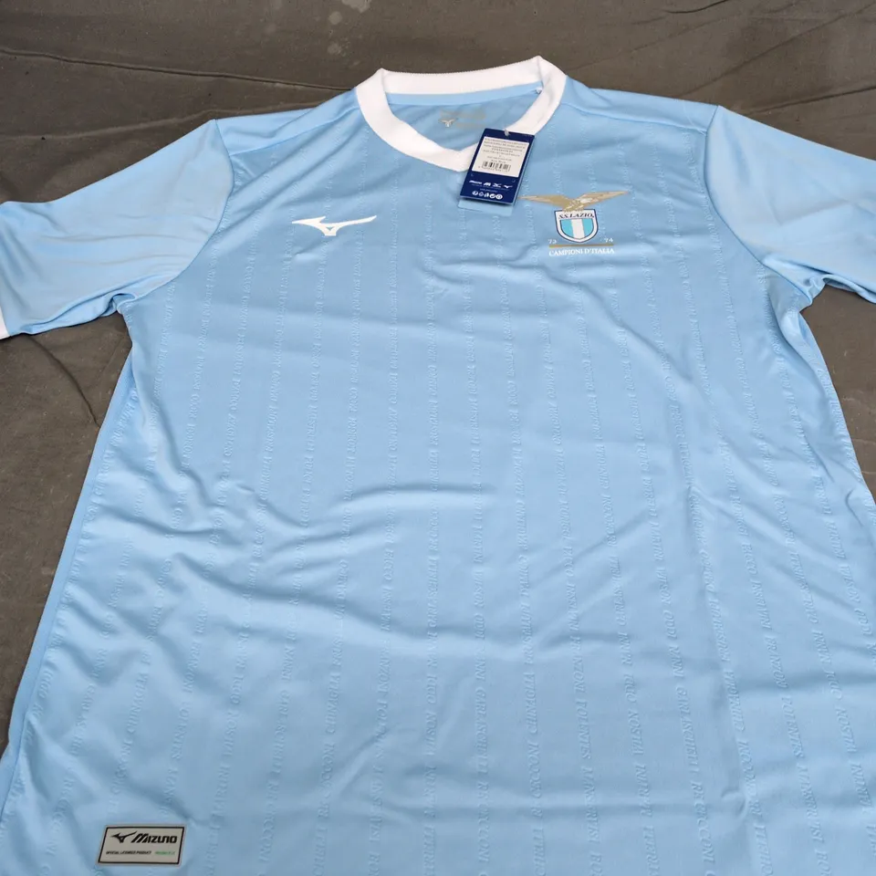 MIZUNO LAZIO SPECIAL EDITION FOOTBALL JERSEY – AIRY BLUE, SIZE L