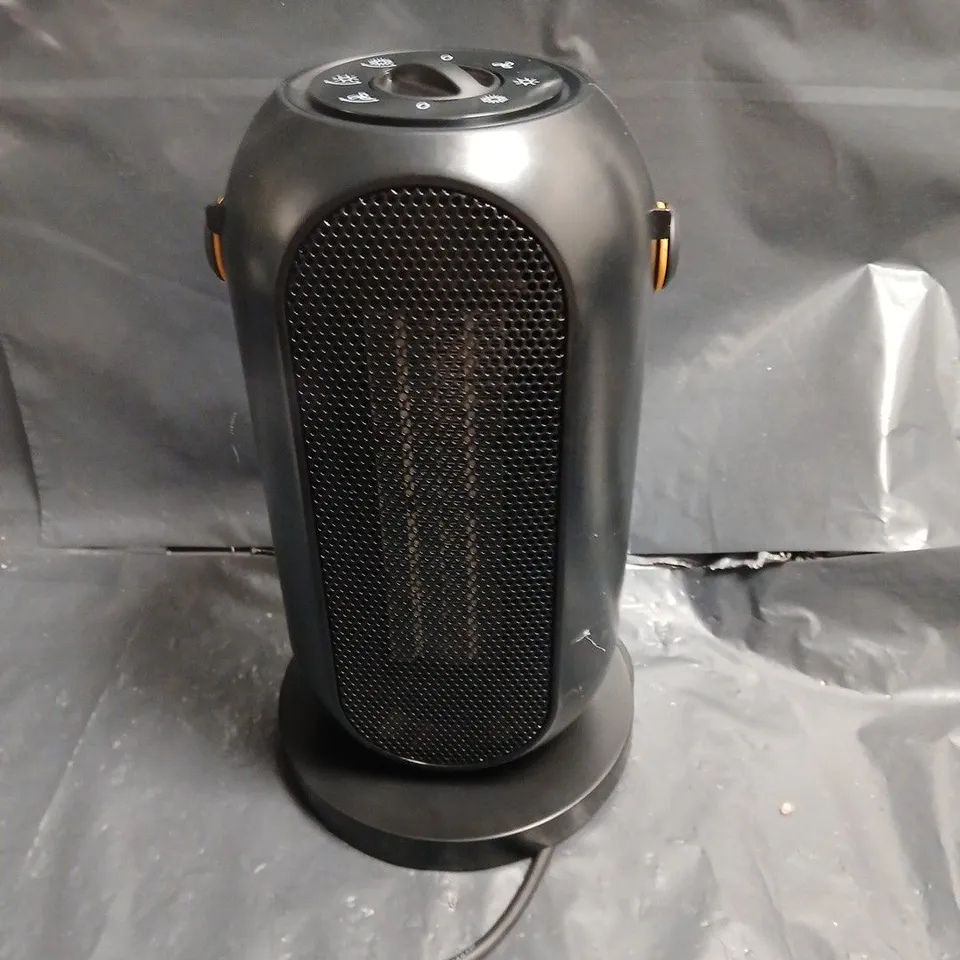 ELECTRIC SPACE HEATER – PORTABLE BLACK, BOXED 