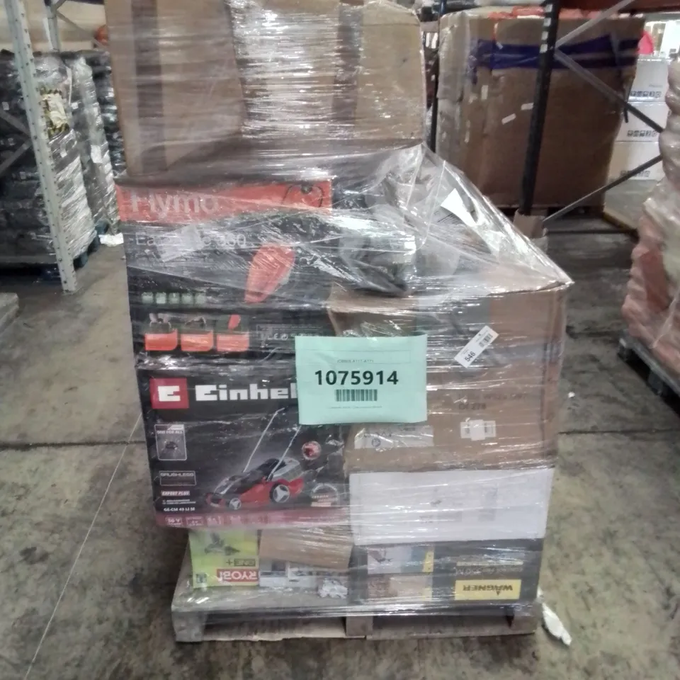 PALLET OF APPROXIMATELY 23 UNPROCESSED RAW RETURN HOUSEHOLD AND ELECTRICAL GOODS TO INCLUDE;