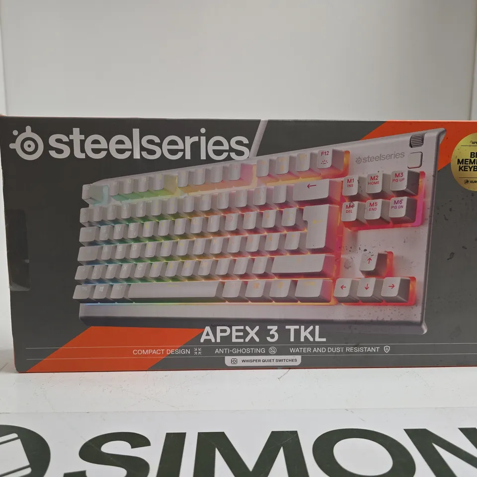 STEELSERIES APEX 3 TKL KEYBOARD – BOXED