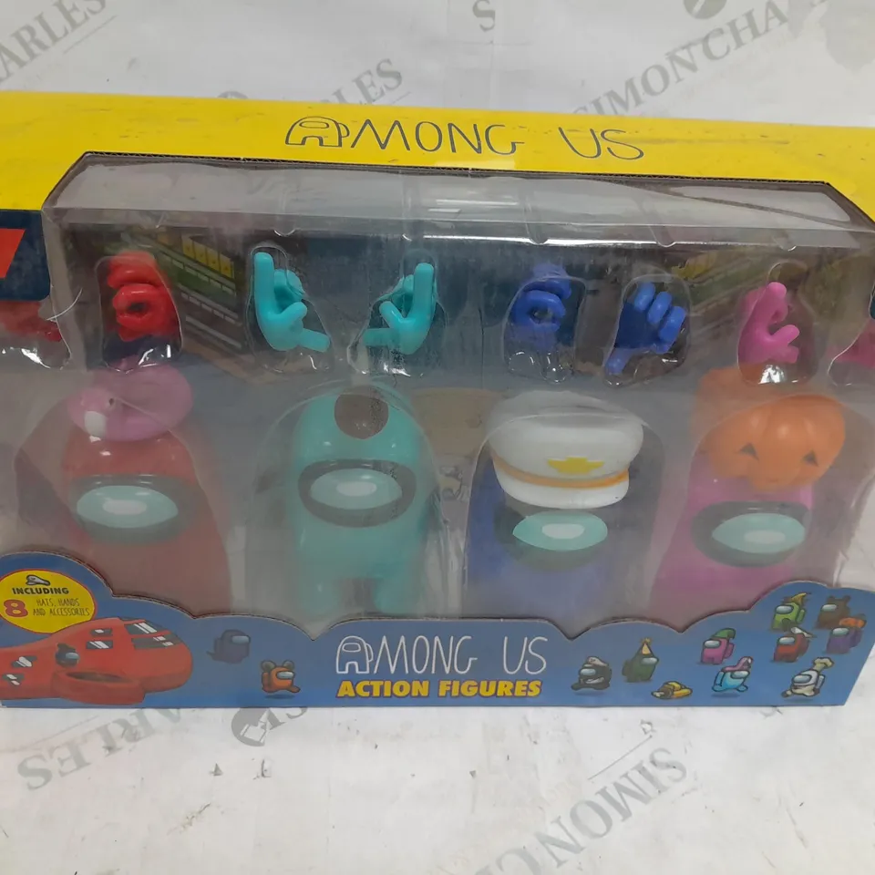 AMONG US ACTION FIGURES - 4 PACK - SERIES 2 