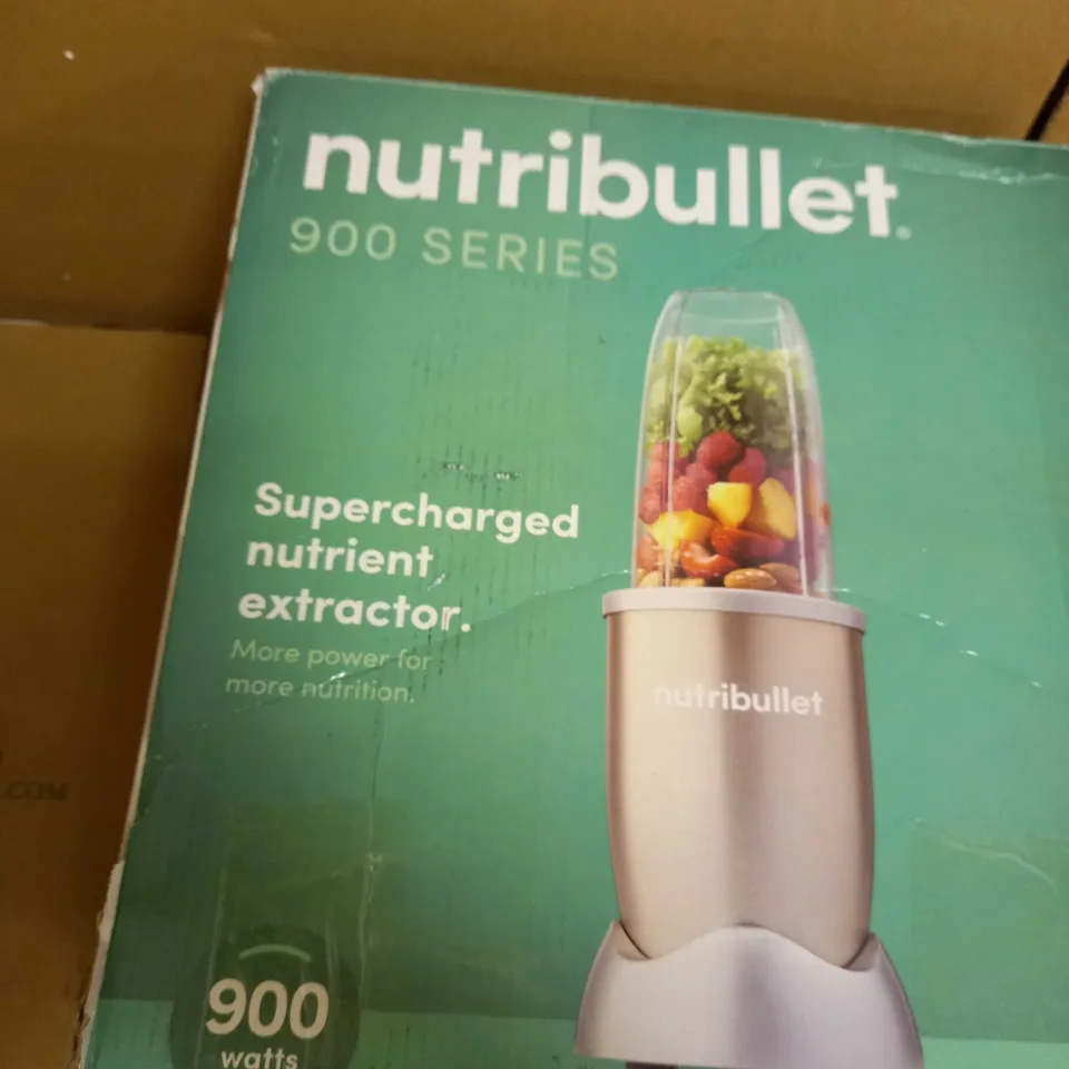 NUTRIBULLET NBLP9 900W BLENDER CHAMPAGNE MULTI-FUNCTION COLD BEVERAGE SMOOTHIE MAKER