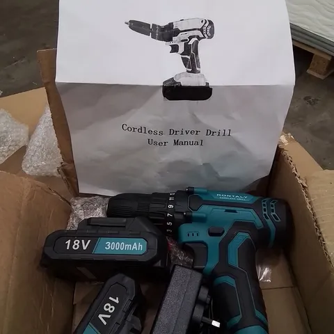 BOXED CORDLESS DRIVER DRILL