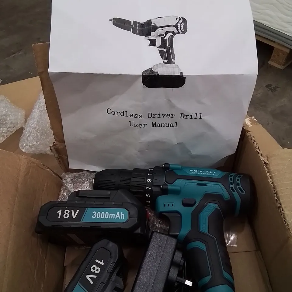 BOXED CORDLESS DRIVER DRILL