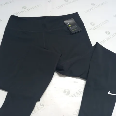 NIKE DRY MID RISE FULL LENGTH TRAINING LEGGINGS - L