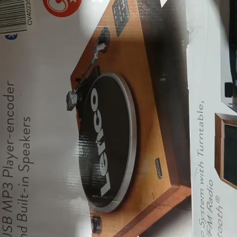 BOXED LENCO TURNTABLE WITH BLUETOOTH AND BUILT IN SPEAKERS - LS-55WA
