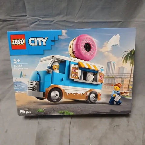 BOXED LEGO CITY 60452 DOUGHNUT TRUCK