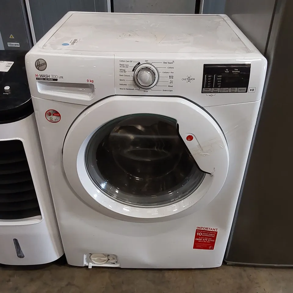 HOOVER H3W492DE-80 H-WASH 300 9KG 1400RPM FREESTANDING WASHING MACHINE WHITE - UNPROCESSED RETURN