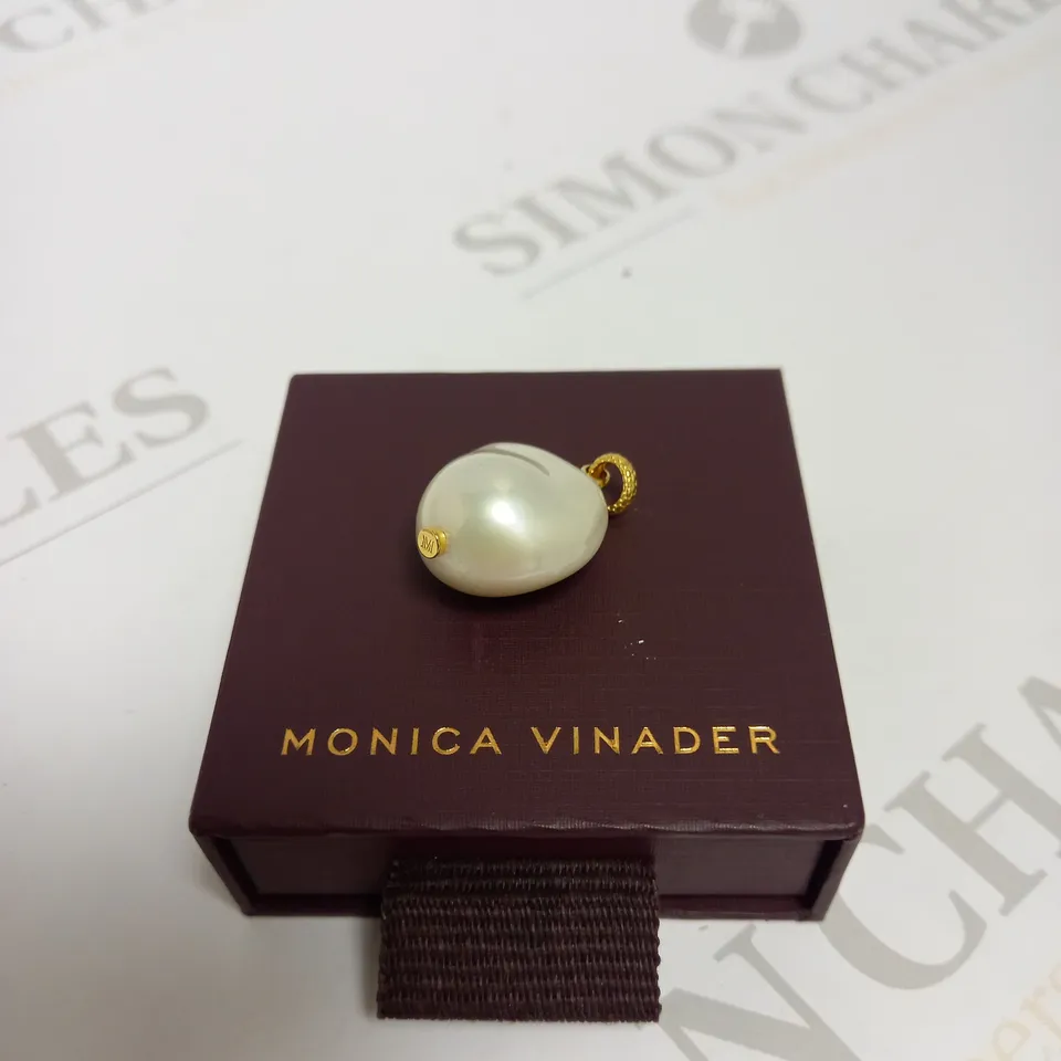 MONICA VINADER PEARL PENDANT CHARM 