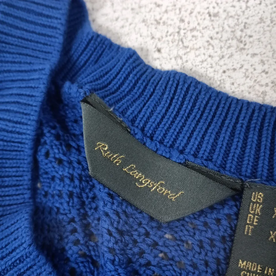 RALPH LAUREN BLUE KNIT SWEATER – US XL (UK XL)
