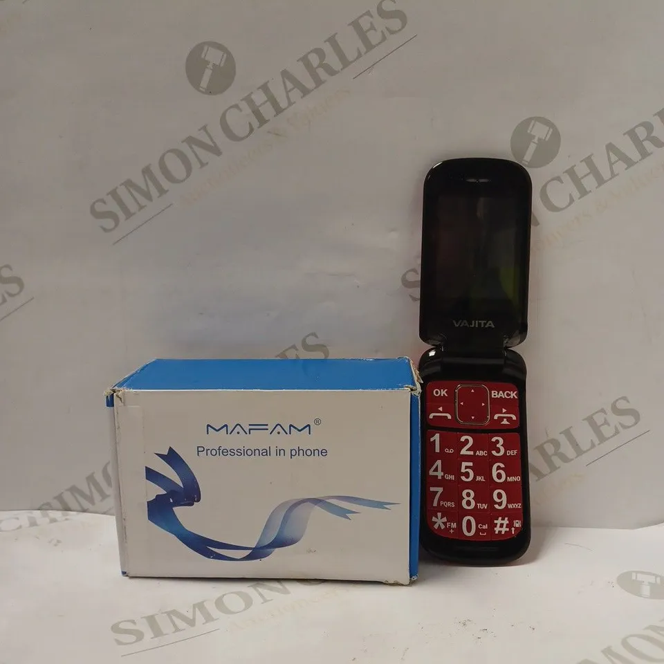 VAJITA BIG BUTTON MOBILE PHONE IN RED 