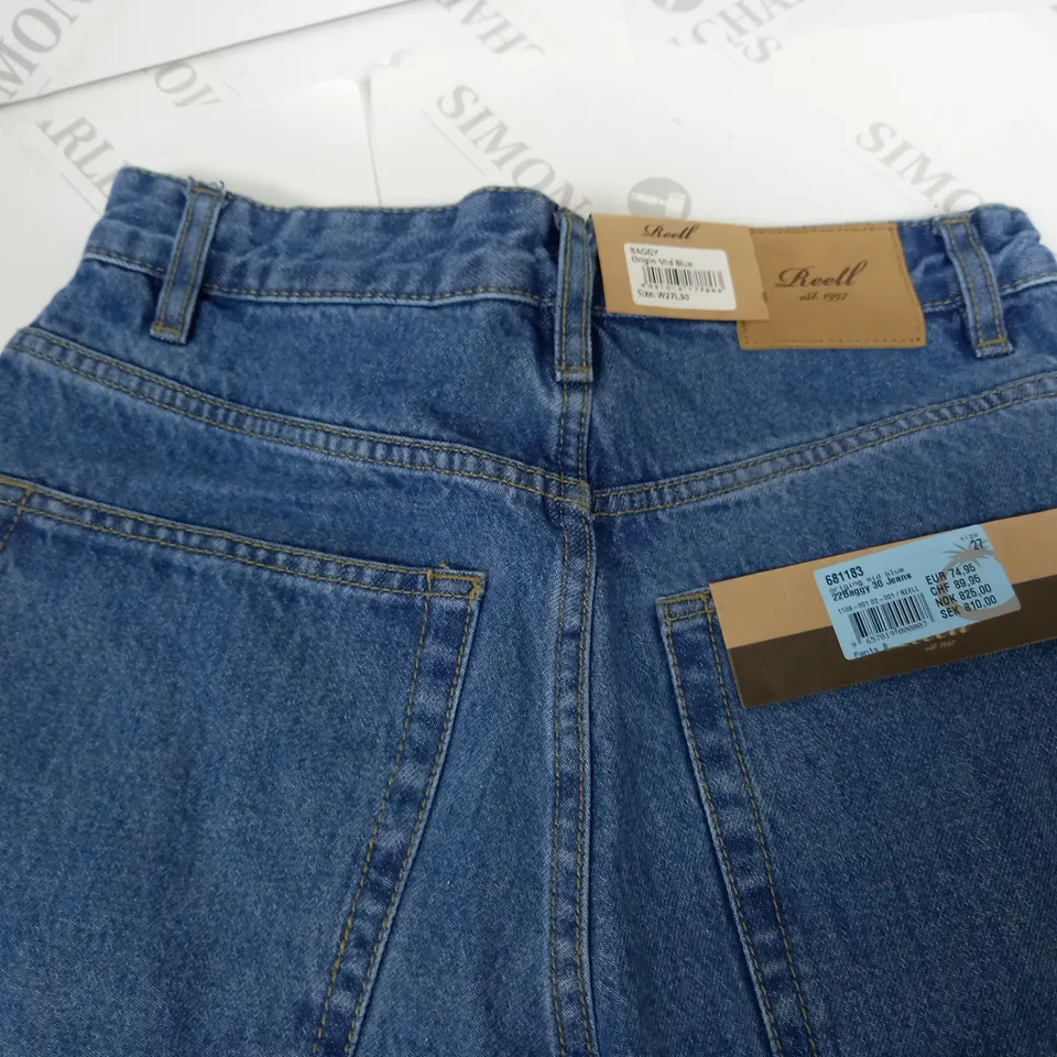 REELL BAGGY OVERSIZED FIT JEANS - W27 L30