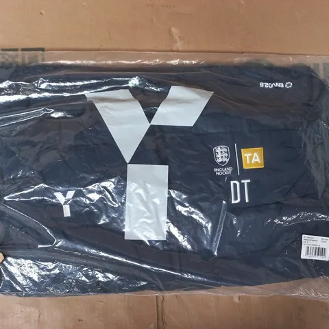 bagged y1 sport england hockey men's padded gilet in navy size 3xl