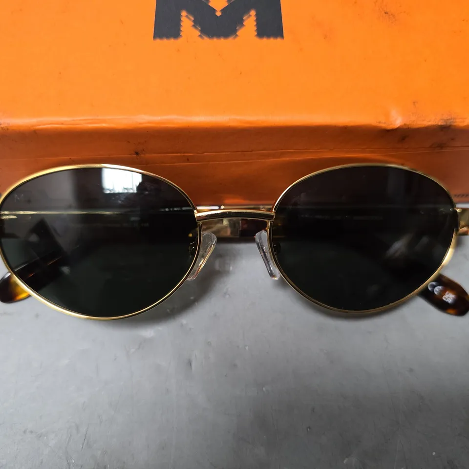 BOXED MELLER KARAM GOLD OLIVE SUNGLASS