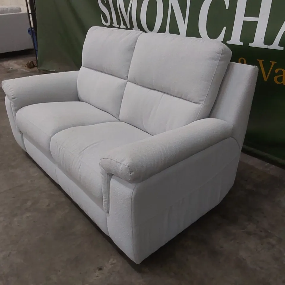 QUALITY DESIGNER ITALIAN MADE 2 SEATER FABRIC SOFA - ICE