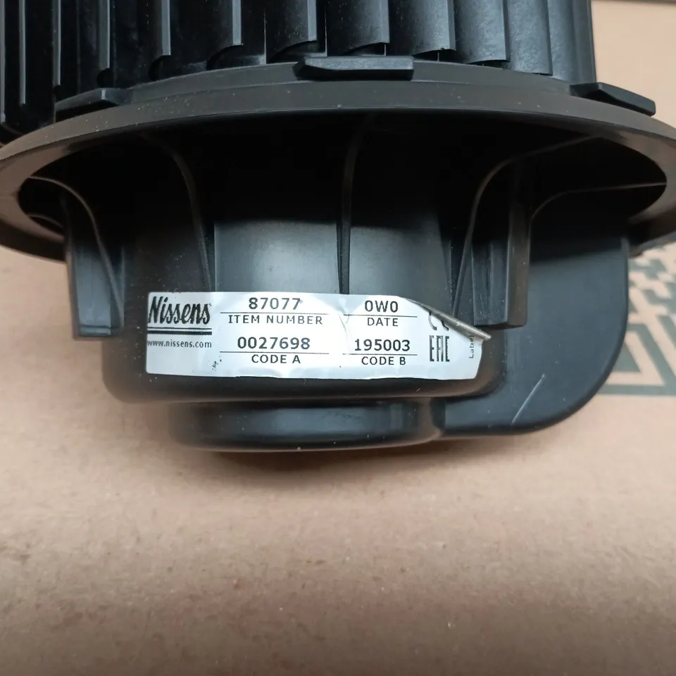 NISSENS 87077 CAR HEATER BLOWER MOTOR ASSEMBLY BOXED