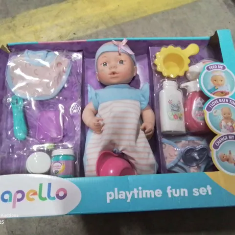 BOXED HAPELLO PLAYTIME BABY FUN SET