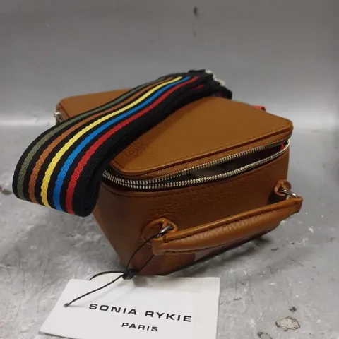 SONIA RYKIE CHESTNUT VANITY MIRROR BAG 