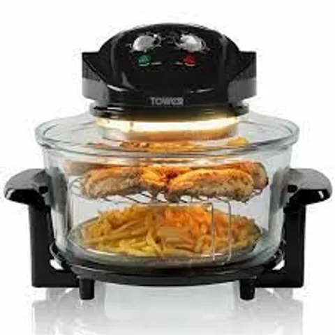 BOXED TOWER HEALTH HALOGEN LOW FAT AIR FRYER
