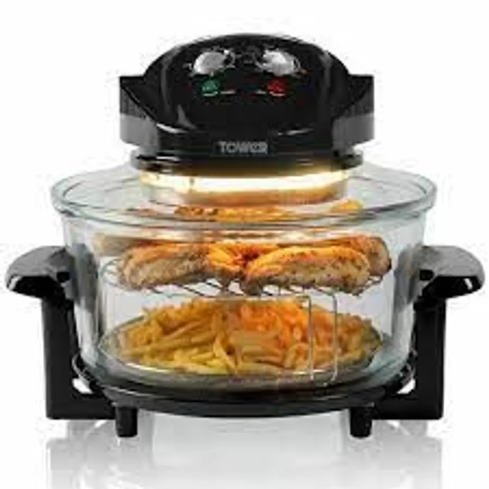 BOXED TOWER HEALTH HALOGEN LOW FAT AIR FRYER 
