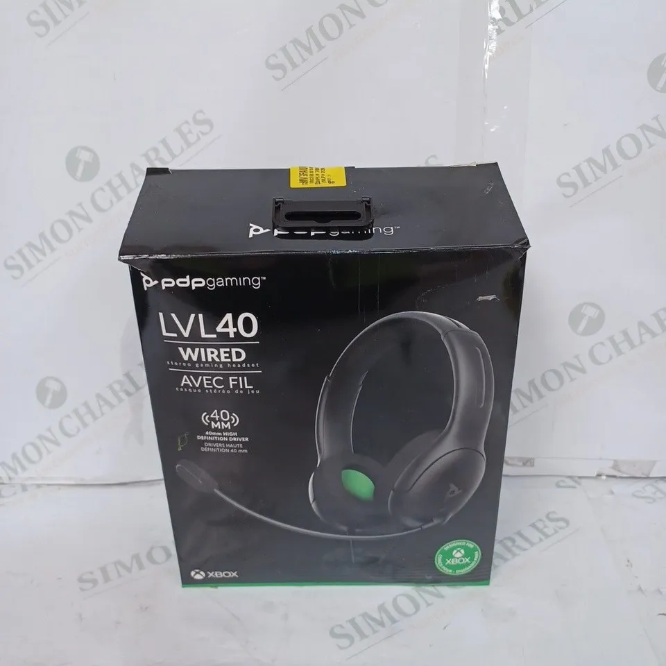 PDP LVL 40 WIRED XBOX GAMING HEADSET 