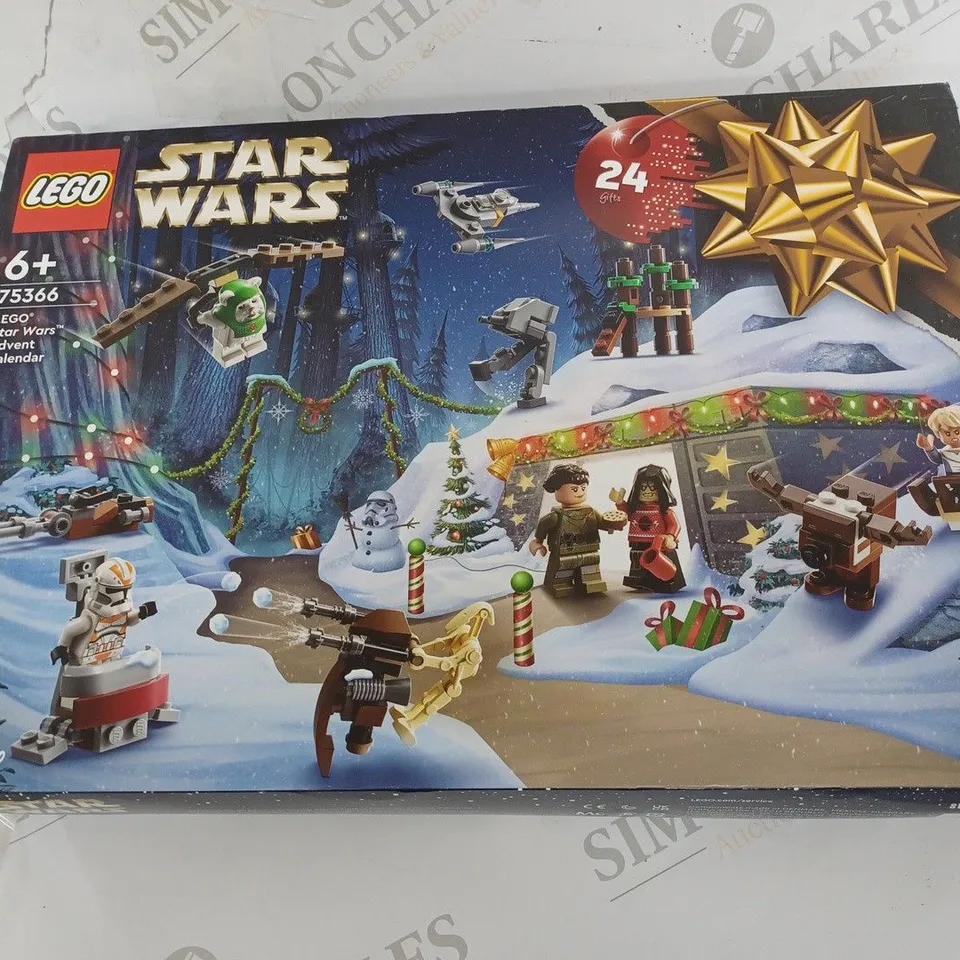 BOXED LEGO STAR WARS ADVENT CALENDAR RRP £29.99