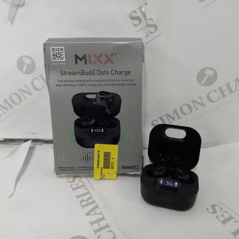 BOXED MIXX STREAMBUDS DOTS IN BLACK