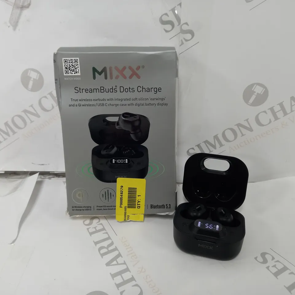 BOXED MIXX STREAMBUDS DOTS IN BLACK