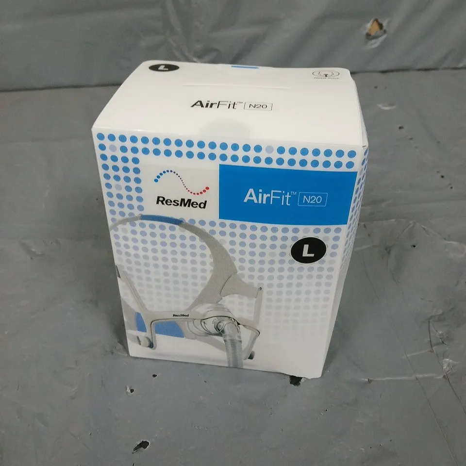 BOXED RESMED AIR FIT N20 NASAL MASK - L