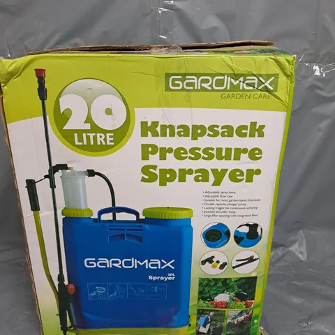 BOXED GARDMAX KNAPSACK 20L PRESSURE PRAYER