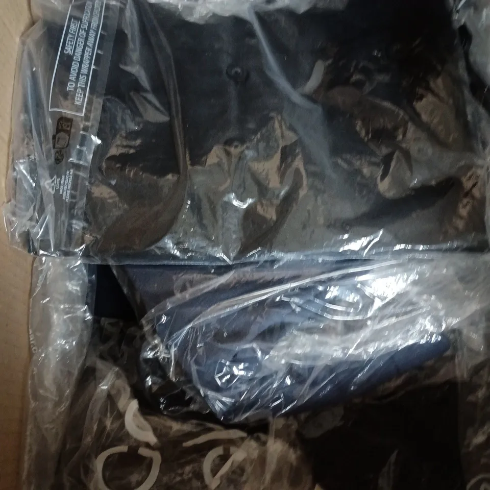 BOX OF ASSORTED MEN'S CLUBCLASS ENVEE COLLECTION PIECES IN VARIOUS COLOURS AND SIZES 