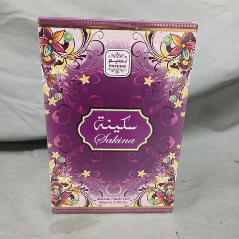 BOXED AND SEALED SAKINA AQUA PARFUM 80ML