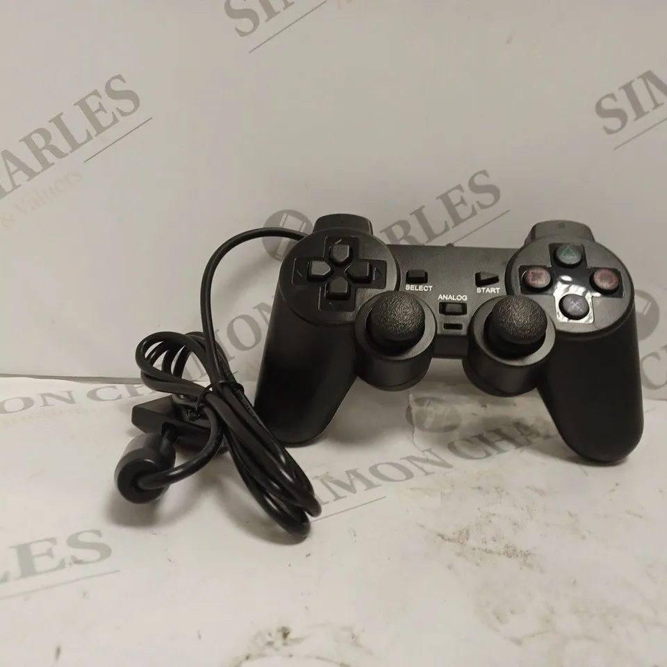 BOX OF 3 XAHPOWER PS2 BLACK WIRED CONTROLLERS