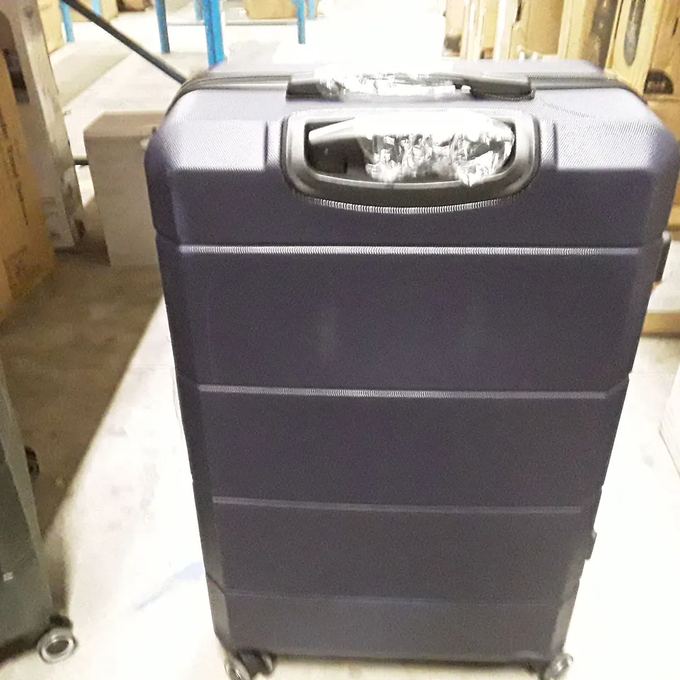 UNBOXED KEPLIN LUGG BIG SIZE TRAVEL LUGGAGE WITH WHEELS SECURE LOCK SYSTEM BLUE COLOUR 