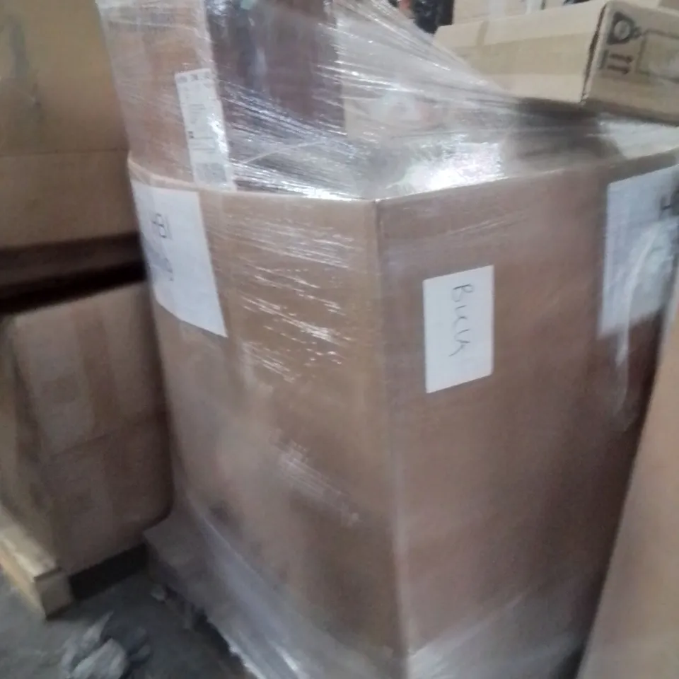 PALLET OF ASSORTED FLATPACKED PRODUCTS AND ITEMS