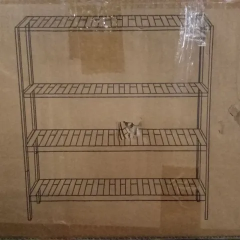 BOXED NEO 9 PAIR BAMBOO SHOE RACK