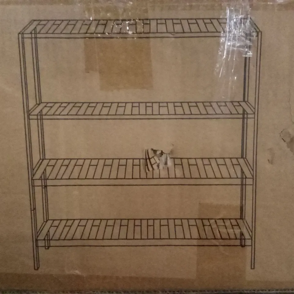 BOXED NEO 9 PAIR BAMBOO SHOE RACK