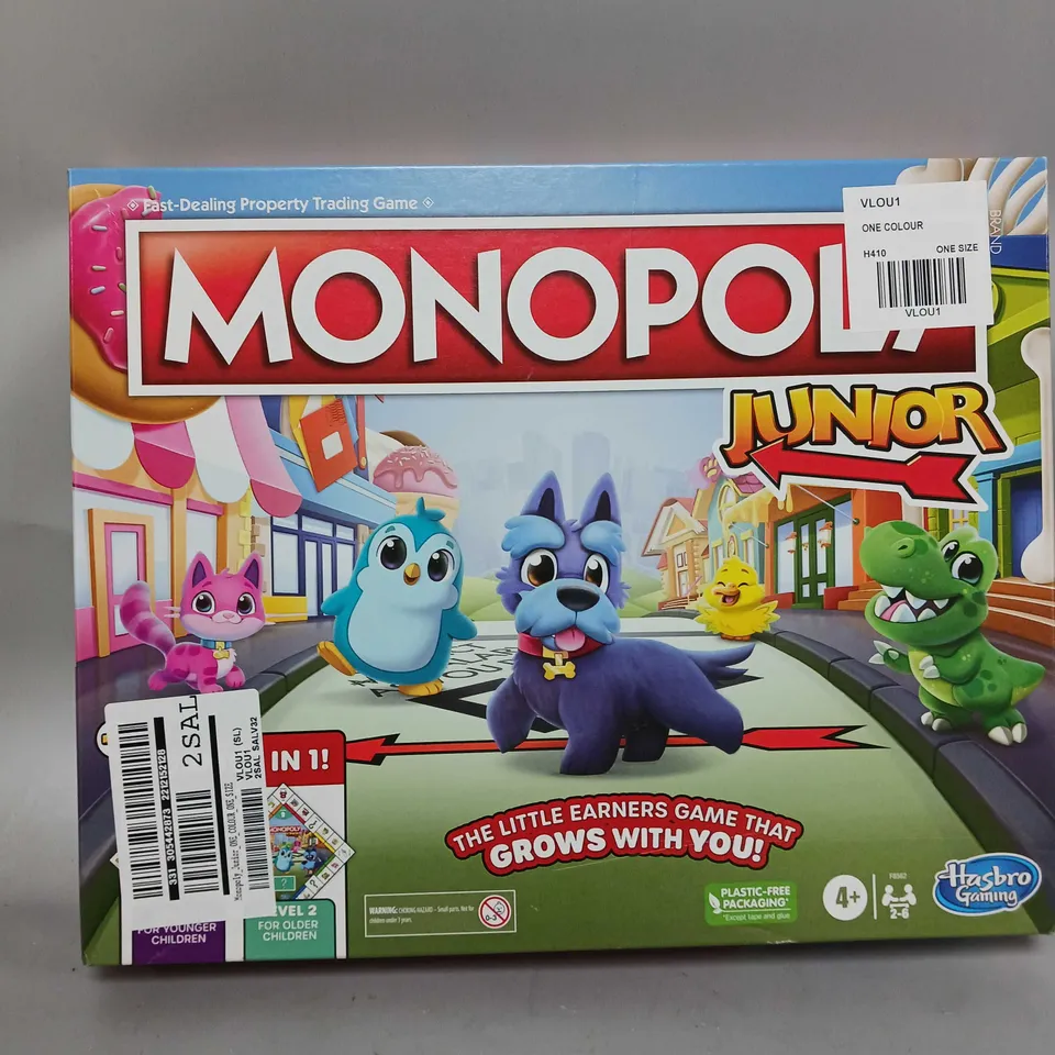 BOXED MONOPOLY JUNIOR RRP £19.99