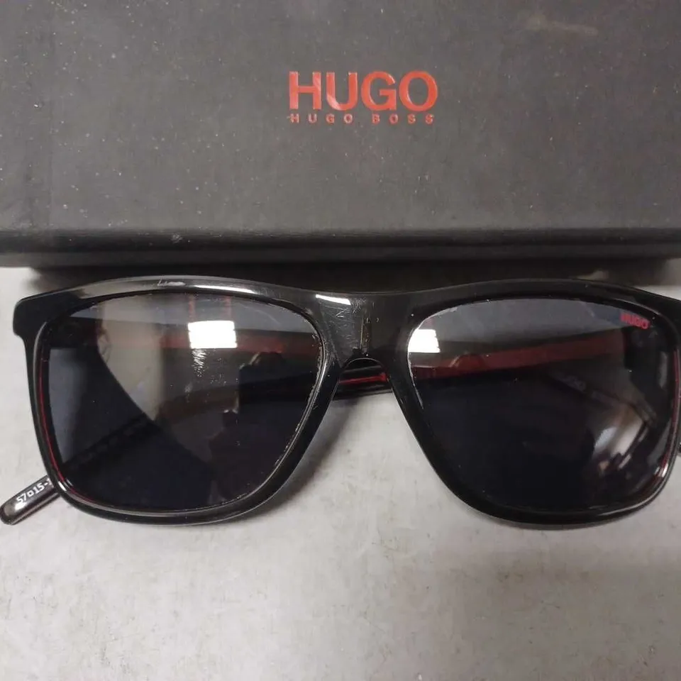 HUGO BOSS HGSUN RX 01 5002877 SUNGLASSES - BLACK/RED 