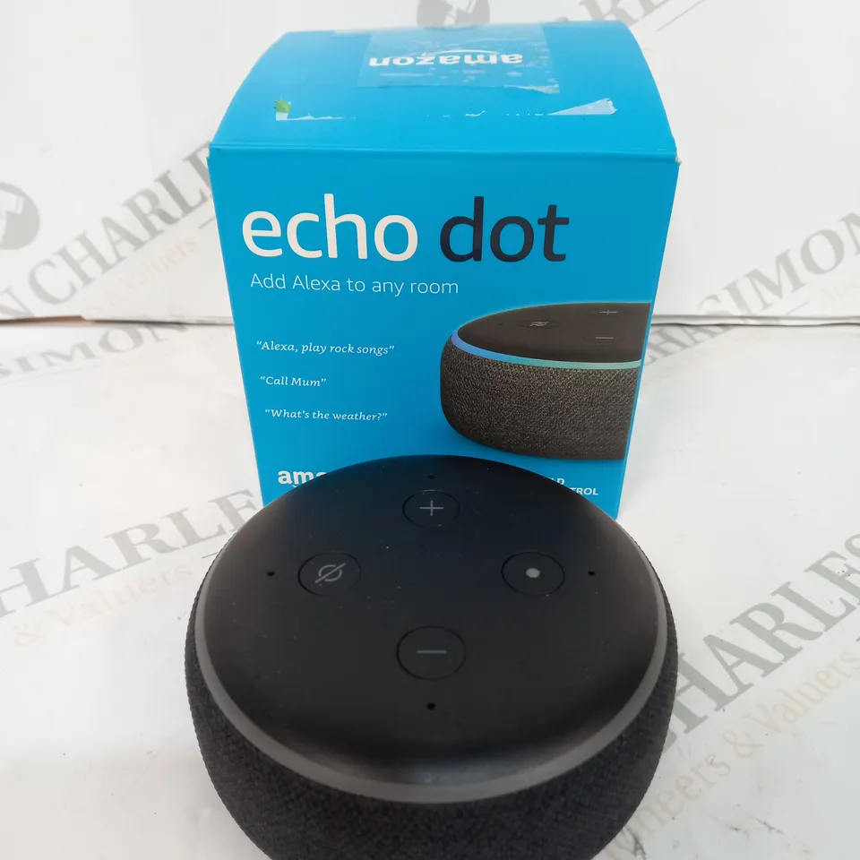 BOXED AMAZON ECHO DOT SPEAKER