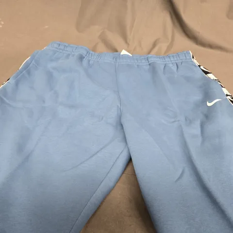 NKE TAPE FLEECE TRACKSUIT PANTS IN BLUE - XXL